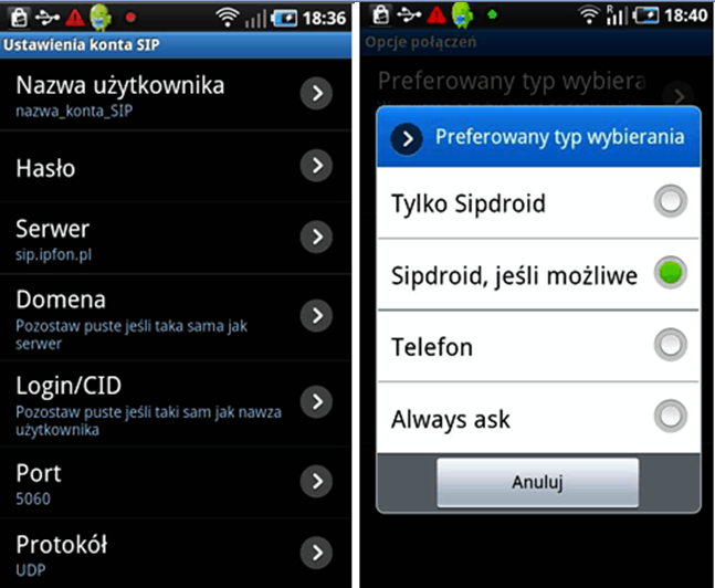 Sipdroid android